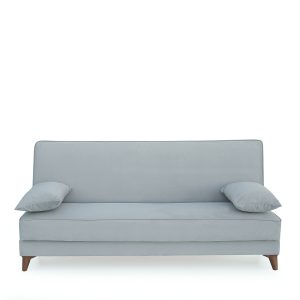 Καναπές MONTARO ArteLibre Γκρι Ανοιχτό Ύφασμα 140x105x65cm/206x124x68cm