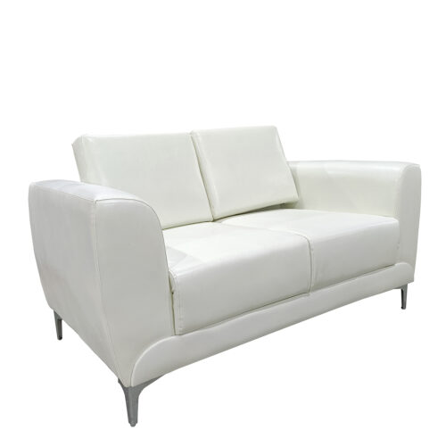 Καναπές Διθέσιος ArteLibre ELFRIC Λευκό PU 142x81x81cm
