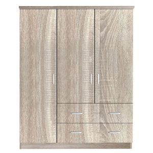 Ντουλάπα ArteLibre AMAZON LILY Φυσικό Χρώμα 160x50x180cm