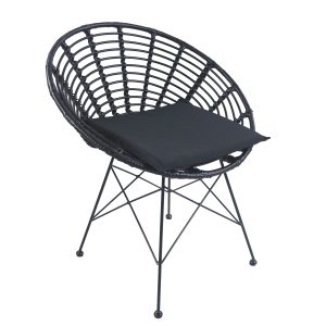 ΠΟΛΥΘΡΟΝΑ KARPEN HM9600.02 ΡΟΖ ΜΠΟΥΚΛΕ ΥΦΑΣΜΑ 93x87x78Υ εκ.