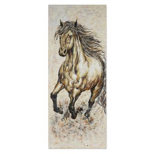 Τραπεζάκι Κήπου ArteLibre ALBIUS Γκρι Rattan/Μέταλλο/Γυαλί Φ50x35cm