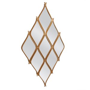 Καθρέπτης ArteLibre Μακραμέ Φυσικό Βαμβακερό 35x2x35cm