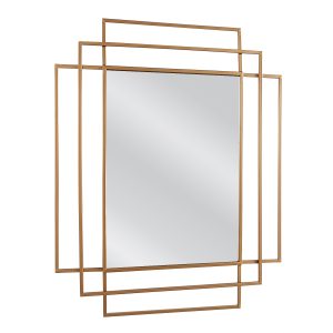 Καθρέπτης ArteLibre Μακραμέ Φυσικό Βαμβακερό 35x2x35cm