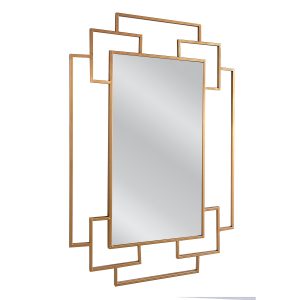 Καθρέπτης ArteLibre Μακραμέ Φυσικό Βαμβακερό 35x2x35cm