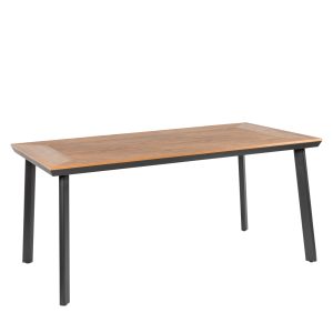 Τραπεζάκι Κήπου ArteLibre ALBIUS Γκρι Rattan/Μέταλλο/Γυαλί Φ50x35cm