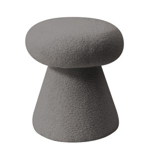 Παγκάκι Ottoman ArteLibre KUBO Γκρι Ύφασμα Teddy/Μέταλλο 40x116.5x50cm