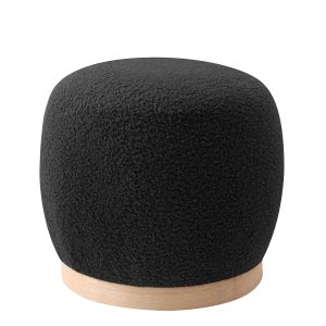 Παγκάκι Ottoman ArteLibre KUBO Γκρι Ύφασμα Teddy/Μέταλλο 40x116.5x50cm