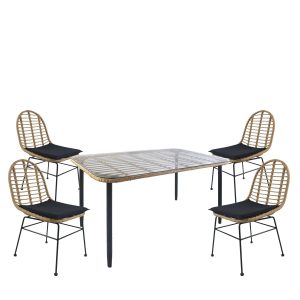 Ομπρέλα Κήπου ArteLibre SALVIA Εκρού/Λευκό Αλουμίνιο/Polyester Φ2.2x2.5m