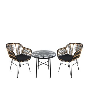 Καναπές Κρεβάτι Διθέσιος ArteLibre MARTINI Καφέ PU 154x84x84cm