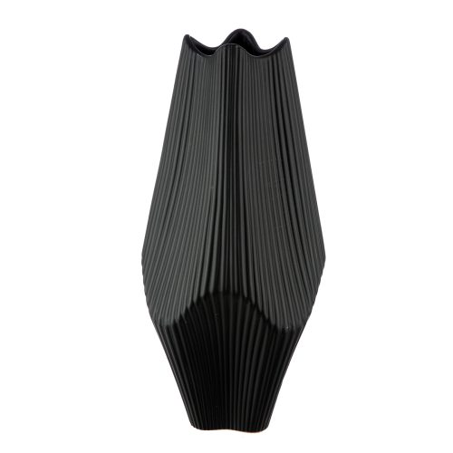 Βάζο Κεραμικό Μαύρο 15X15X30Cm 15X15X30Cm