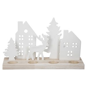 Κηροπήγιο ArteLibre Μαύρο Αλουμίνιο 13.5x13.5x20cm