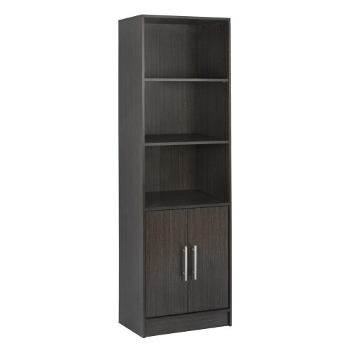 ΒΙΒΛΙΟΘΗΚΗ ΜΕΛΑΜΙΝΗΣ ENSLEY HM2027.01 ZEBRANO 60X30X180 εκ.