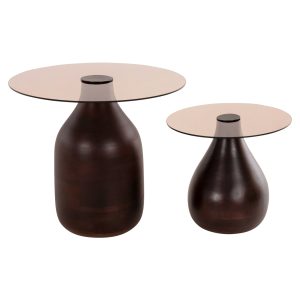 KΑΡΕΚΛΑ ΤΡΑΠΕΖΑΡΙΑΣ ALOR HM9947.03 RUBBERWOOD ΚΑΡΥΔΙ-ΜΑΥΡΟ PU 55x51x75Υεκ