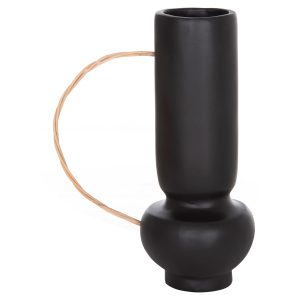 ΔΙΑΚΟΣΜΗΤΙΚA ΒΑΖA ΑΠΟ TERRACOTTA ΑΝΘΡΑΚΙ HM7711