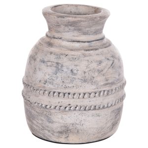 ΔΙΑΚΟΣΜΗΤΙΚA ΒΑΖA ΑΠΟ TERRACOTTA ΑΝΘΡΑΚΙ HM7711