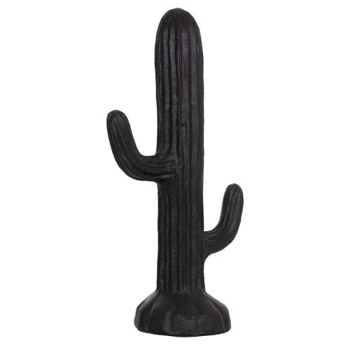 ΔΙΑΚΟΣΜΗΤΙΚΟΣ ΚΑΚΤΟΣ ΔΑΠΕΔΟΥ CACTUS HM4386.01L ΓΥΨΟΣ ΣΕ ΜΑΥΡΟ 63x37x150Υεκ.