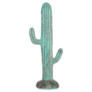 ΔΙΑΚΟΣΜΗΤΙΚΟΣ ΚΑΚΤΟΣ ΔΑΠΕΔΟΥ CACTUS HM4386.03L ΓΥΨΟΣ ΣΕ ΤΙΡΚΟΥΑΖ 63x37x150Υεκ.
