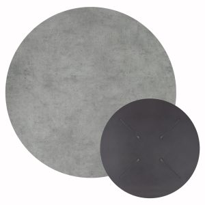 ΕΠΙΦΑΝΕΙΑ ΤΡΑΠΕΖΙΟΥ HPL ΣΤΡΟΓΓΥΛΗ HM5842.32 CEMENT Φ70εκ.