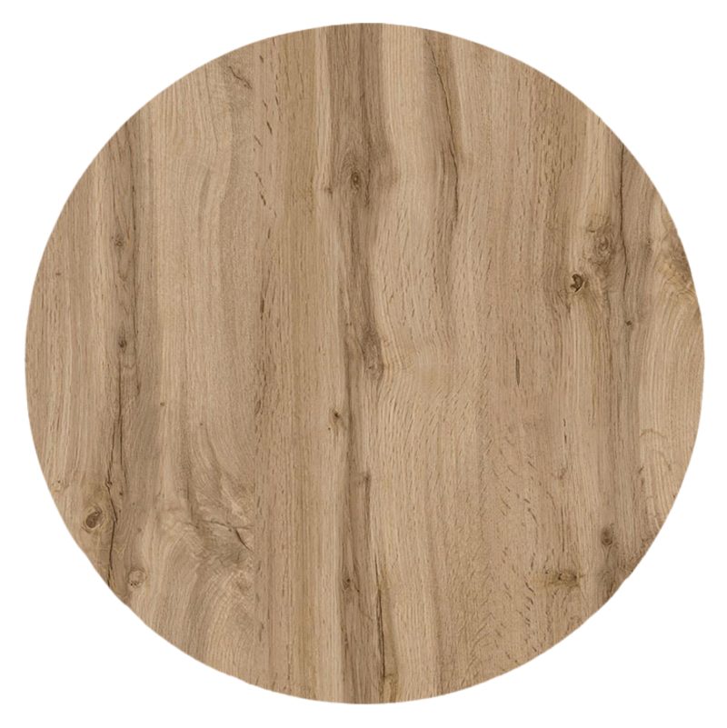 ΕΠΙΦΑΝΕΙΑ ΤΡΑΠΕΖΙΟΥ HPL ΣΤΡΟΓΓΥΛΗ HM6351.36 SONAMA OAK Φ120εκ.