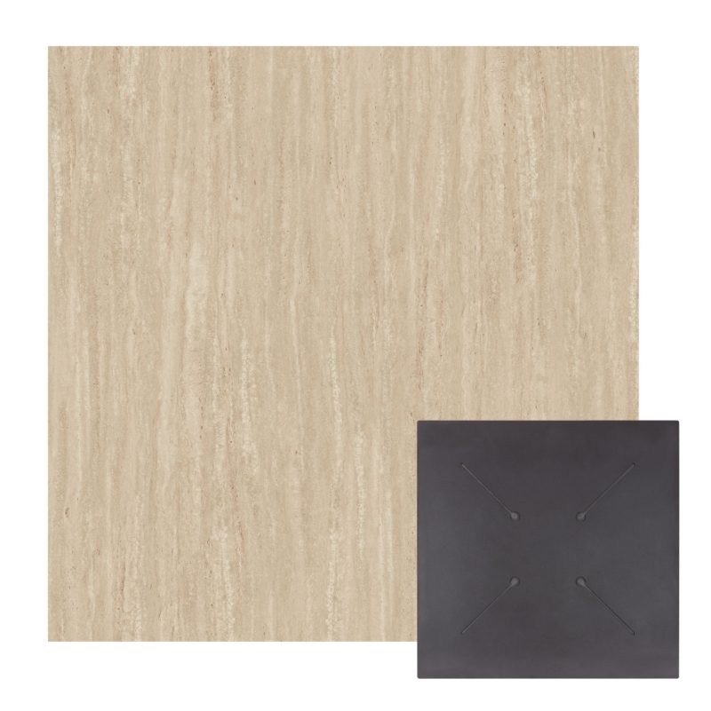 ΕΠΙΦΑΝΕΙΑ ΤΡΑΠΕΖΙΟΥ HPL ΤΕΤΡΑΓΩΝΗ HM5837.35 TRAVERTINE 60x60εκ.