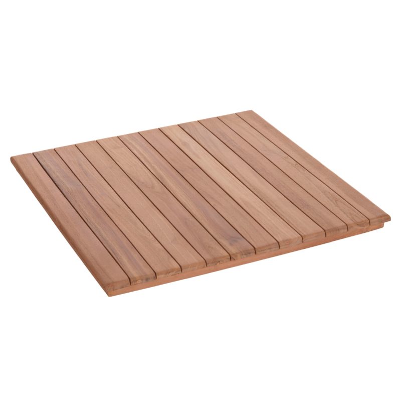 ΕΠΙΦΑΝΕΙΑ ΤΡΑΠΕΖΙΟΥ ΤΕΤΡΑΓΩΝΗ HM18135 ΞΥΛΟ TEAK--ΦΥΣΙΚΟ 60x60x4(πάχος)εκ.