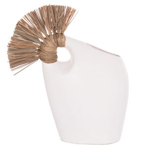 ΔΙΑΚΟΣΜΗΤΙΚΟ BAZO FLAGON HM4260.03 ΜΕΤΑΛΛΟ ΣΕ ΠΡΑΣΙΝΟ Φ26x45Υ εκ.