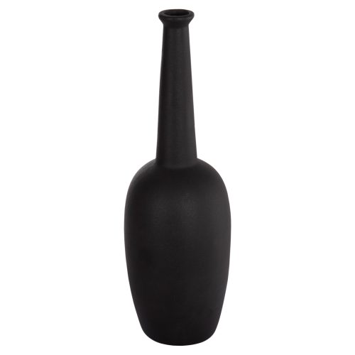 ΕΠΙΤΡΑΠΕΖΙΟ ΚΕΡΑΜΙΚΟ ΔΙΑΚΟΣΜΗΤΙΚΟ ELENDIL HM4591.02 ΜΑΥΡΟ ΜΑΤ Φ12x39.5Υεκ