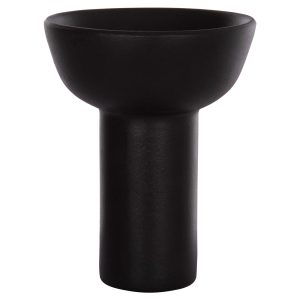 ΕΠΙΤΡΑΠΕΖΙΟ ΚΕΡΑΜΙΚΟ ΔΙΑΚΟΣΜΗΤΙΚΟ ELENDIL HM4603.02 ΜΑΥΡΟ ΜΑΤ Φ20x26.5Υεκ
