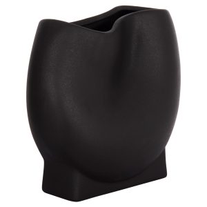 ΕΠΙΤΡΑΠΕΖΙΟ ΚΕΡΑΜΙΚΟ ΔΙΑΚΟΣΜΗΤΙΚΟ GLAΖΕ HM4610.02 ΜΑΥΡΟ ΜΑΤ 26x14x25Υεκ
