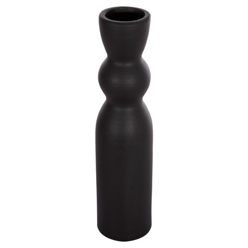 ΕΠΙΤΡΑΠΕΖΙΟ ΚΕΡΑΜΙΚΟ ΔΙΑΚΟΣΜΗΤΙΚΟ SCEPTER HM4614.02 ΜΑΥΡΟ ΜΑΤ Φ8x35Υ εκ.