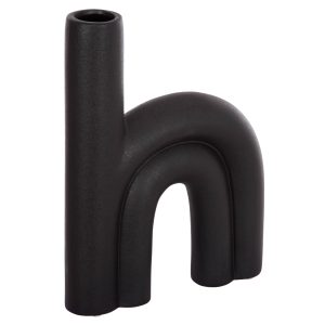 ΕΠΙΤΡΑΠΕΖΙΟ ΚΕΡΑΜΙΚΟ ΔΙΑΚΟΣΜΗΤΙΚΟ ARCON HM4638.02 ΜΑΥΡΟ ΜΑΤ 25,5x6x34Υεκ