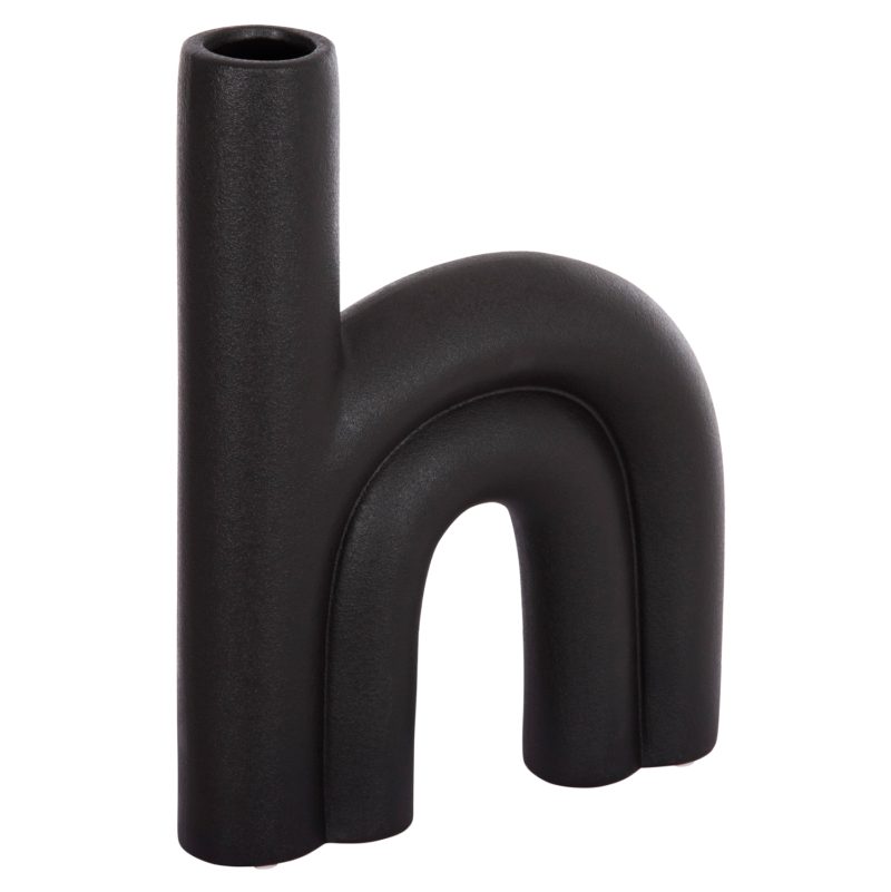 ΕΠΙΤΡΑΠΕΖΙΟ ΚΕΡΑΜΙΚΟ ΔΙΑΚΟΣΜΗΤΙΚΟ ARCON HM4638.02 ΜΑΥΡΟ ΜΑΤ 25,5x6x34Υεκ