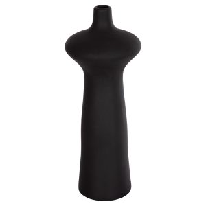 ΕΠΙΤΡΑΠΕΖΙΟ ΚΕΡΑΜΙΚΟ ΔΙΑΚΟΣΜΗΤΙΚΟ SCEPTER HM4636.02 ΜΑΥΡΟ ΜΑΤ Φ18x49Υεκ