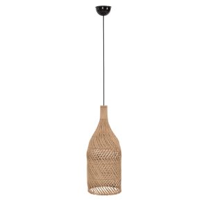 ΦΩΤΙΣΤΙΚΟ ΟΡΟΦΗΣ CARBOY HM7884 ΚΡΕΜΑΣΤΟ ΑΠΟ RATTAN ΣΕ ΦΥΣΙΚΟ ΧΡΩΜΑ Φ28x163,5Yεκ.