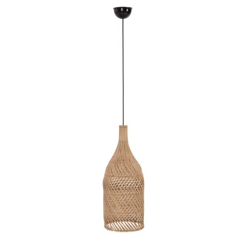 ΦΩΤΙΣΤΙΚΟ ΟΡΟΦΗΣ CARBOY HM7884 ΚΡΕΜΑΣΤΟ ΑΠΟ RATTAN ΣΕ ΦΥΣΙΚΟ ΧΡΩΜΑ Φ28x163,5Yεκ.