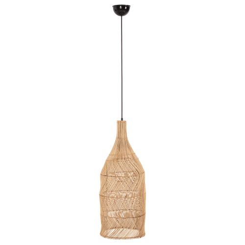 ΦΩΤΙΣΤΙΚΟ ΟΡΟΦΗΣ THEON HM7888 ΚΡΕΜΑΣΤΟ ΑΠΟ RATTAN ΣΕ ΦΥΣΙΚΟ ΧΡΩΜΑ Φ22x148Υ εκ.