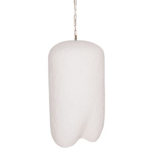 ΦΩΤΙΣΤΙΚΟ ΟΡΟΦΗΣ ΚΡΕΜΑΣΤΟ LOGKY HM4704.02L--FIBER CEMENT ΛΕΥΚΟ 35x35x67Υεκ