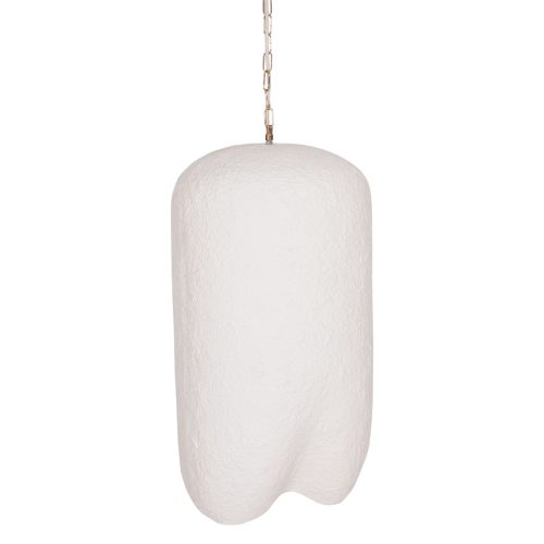ΦΩΤΙΣΤΙΚΟ ΟΡΟΦΗΣ ΚΡΕΜΑΣΤΟ LOGKY HM4704.02L--FIBER CEMENT ΛΕΥΚΟ 35x35x67Υεκ