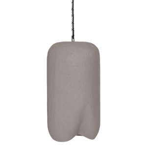ΦΩΤΙΣΤΙΚΟ ΟΡΟΦΗΣ ΚΡΕΜΑΣΤΟ LOGKY HM4704.03S--FIBER CEMENT ΓΚΡΙ Φ24x47Υεκ
