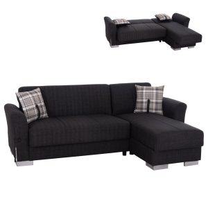 ΜΕΤΑΛΛΙΚΗ ΚΑΡΕΚΛΑ EMERY HM5509 ΣΕ ΜΑΥΡΗ ΑΠΟΧΡΩΣΗ 46x58x88  cm