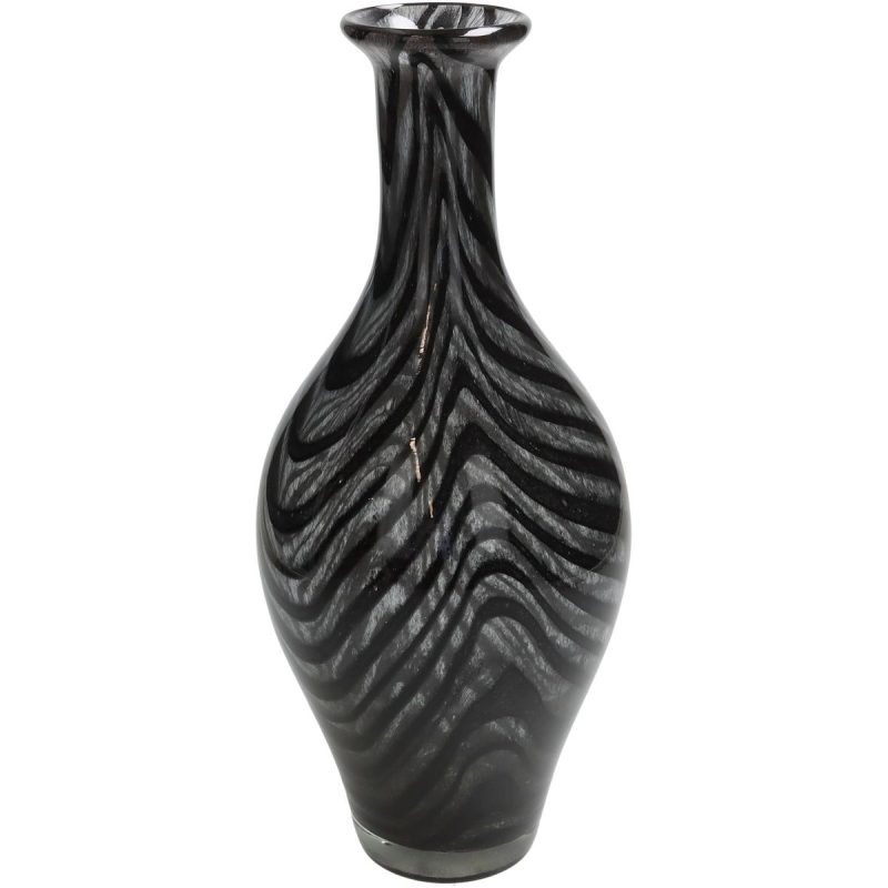 Βάζο ArteLibre Μαύρο Γυαλί 14x14x32.5cm