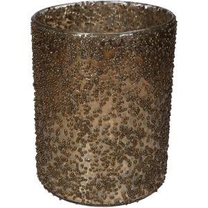 Κηροπήγιο ArteLibre Μαύρο Αλουμίνιο 13.5x13.5x20cm