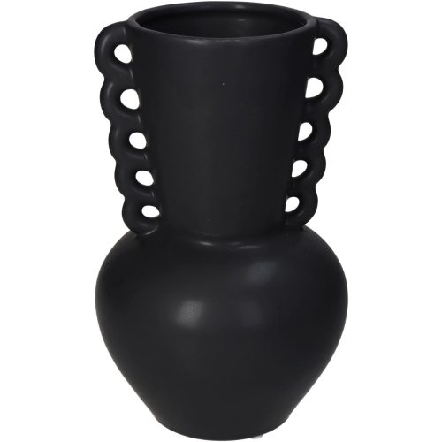 Βάζο ArteLibre Μαύρο Κεραμικό 13.7x13.7x22cm