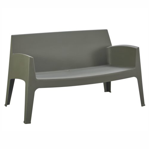 ΚΑΝΑΠΕΣ 2-ΘΕΣΙΟΣ ΠΟΛΥΠΡΟΠΥΛΕΝΙΟΥ SLEEK HM6366.05 ΧΡΩΜΑ DARK OLIVE 133x68x73Υεκ.