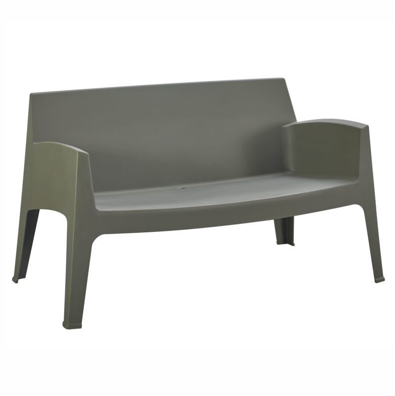 ΚΑΝΑΠΕΣ 2-ΘΕΣΙΟΣ ΠΟΛΥΠΡΟΠΥΛΕΝΙΟΥ SLEEK HM6366.05 ΧΡΩΜΑ DARK OLIVE 133x68x73Υεκ.