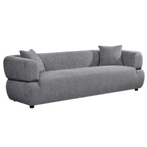 ΚΑΝΑΠΕΣ 3-ΘΕΣΙΟΣ ARCTIS HM3327.01 ΓΚΡΙ ΥΦΑΣΜΑ 229x88x88Υεκ.