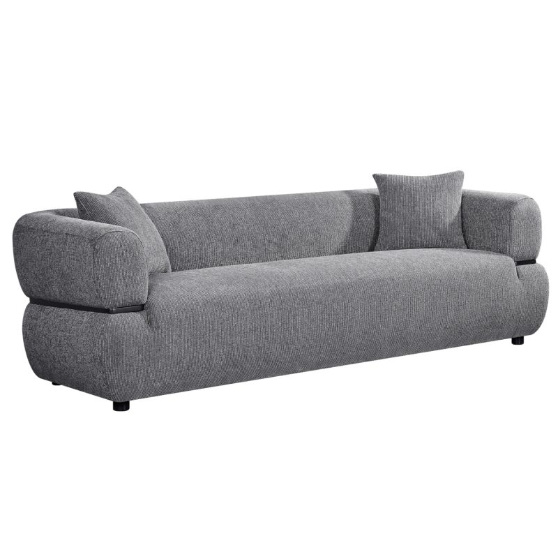 ΚΑΝΑΠΕΣ 3-ΘΕΣΙΟΣ ARCTIS HM3327.01 ΓΚΡΙ ΥΦΑΣΜΑ 229x88x88Υεκ.