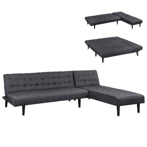 ΚΑΝΑΠΕΣ ΓΩΝΙΑ (ΑΡΙΣΤΕΡΗ) BRICKEN HM3275.02L ΛΕΥΚΟ ΥΦΑΣΜΑ 110-282x98-160x72Υεκ.