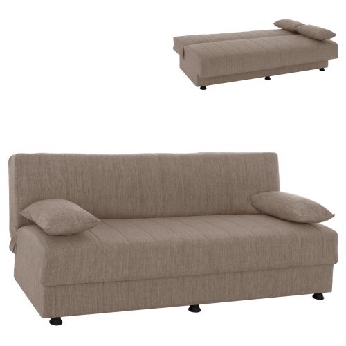 ΚΑΝΑΠΕΣ ΚΡΕΒΑΤΙ ANDRI ΤΡΙΘΕΣΙΟΣ ΜΠΕΖ HM3239.04 180x83x74Υ εκ.
