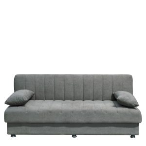 Καναπές Κρεβάτι Τριθέσιος ArteLibre PALMER Γκρι Ύφασμα 183x80.5x80cm